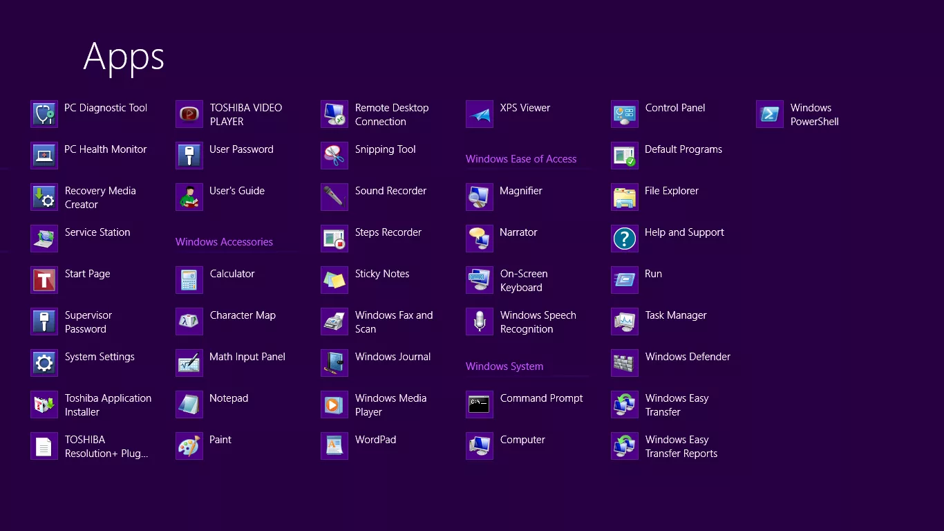 Windows 8 Apps List (2012)